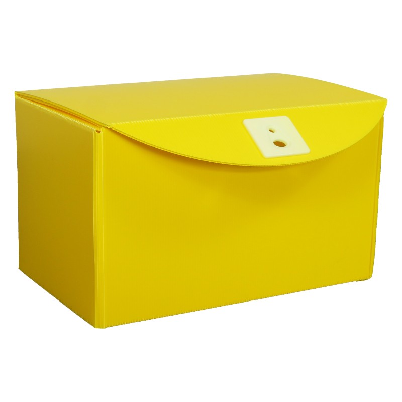 带锁中空板周转箱